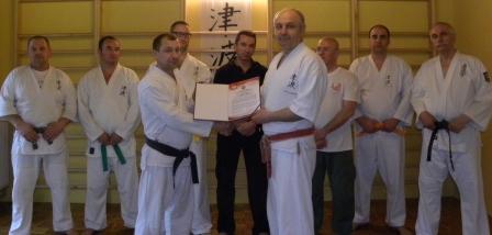 sensei Piotr Bartoszewski 2 dan (Pilawa)