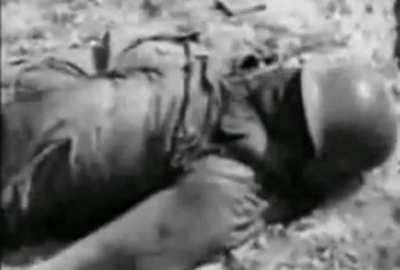 zabity niemiecki żołnierz